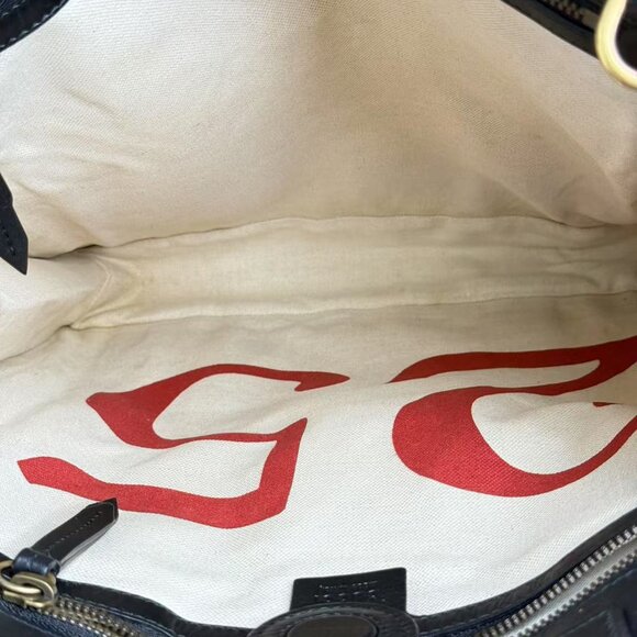 Gucci GG Logo Supreme Bees Shoulder Bag Tote with Bee Design - Picture 8 of 8
